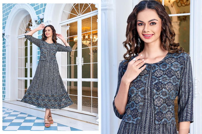 Rangoon Vol 10 By Kinti Anarkali Kurtis Catalog